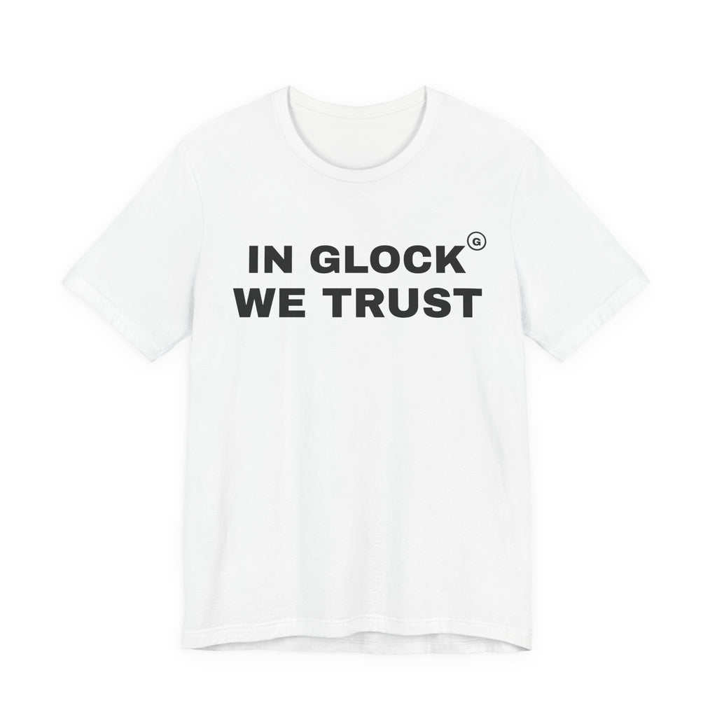 IN GLOCK WE TRUST // T-SHIRT (WHITE EDITION)