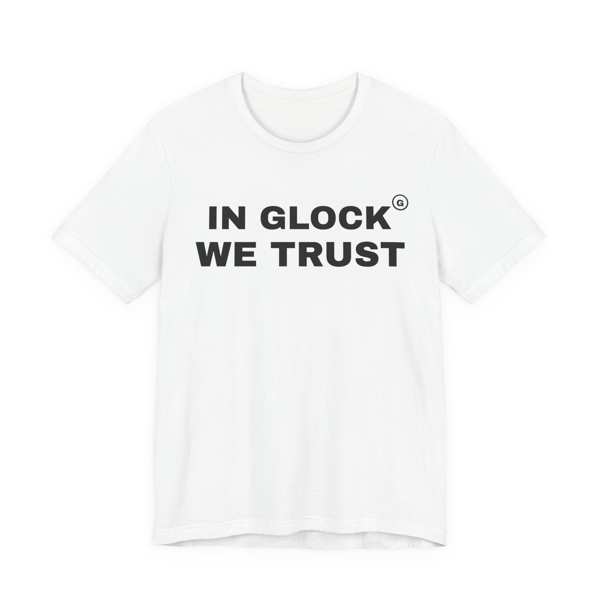 IN GLOCK WE TRUST // T-SHIRT (WHITE EDITION)