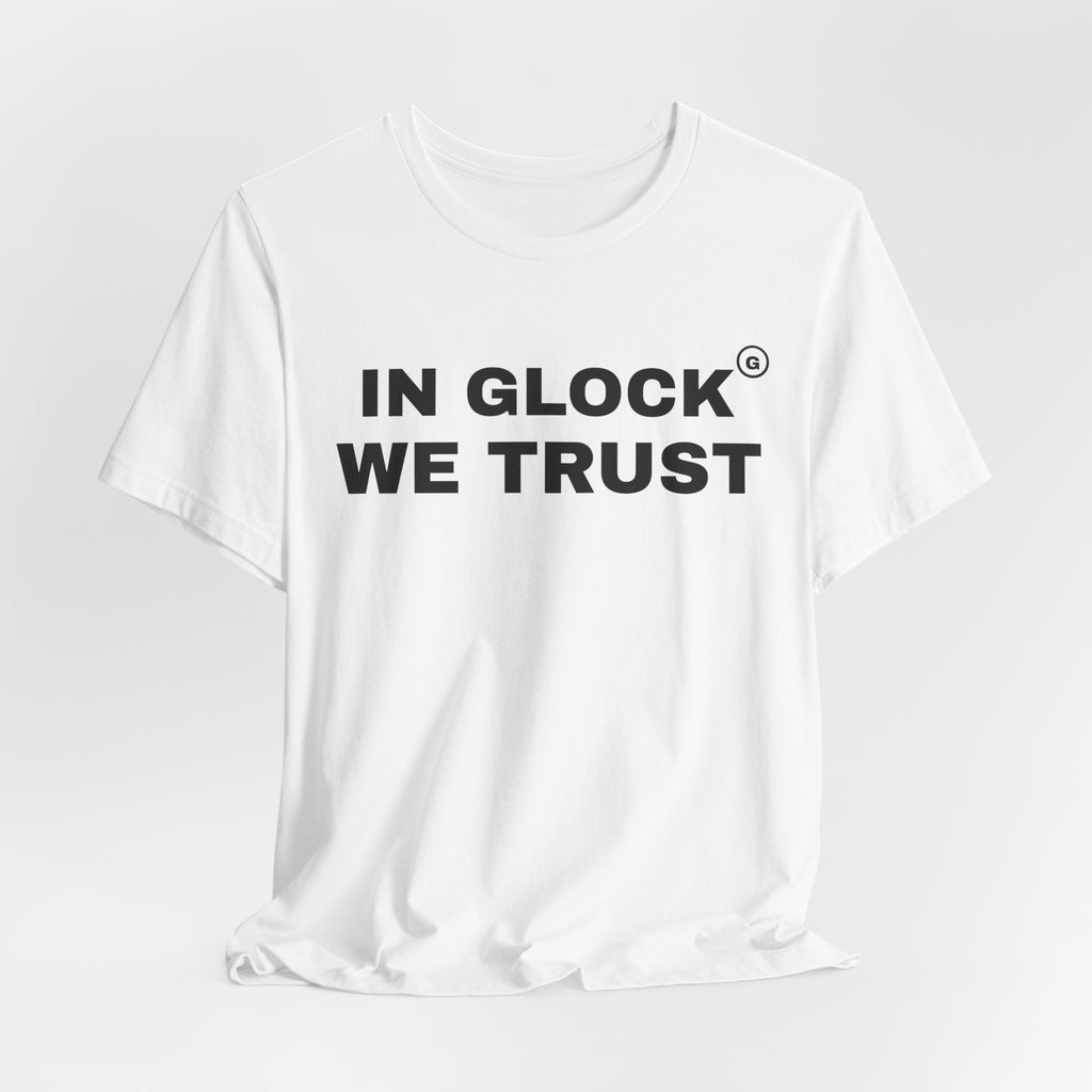 IN GLOCK WE TRUST // T-SHIRT (WHITE EDITION)