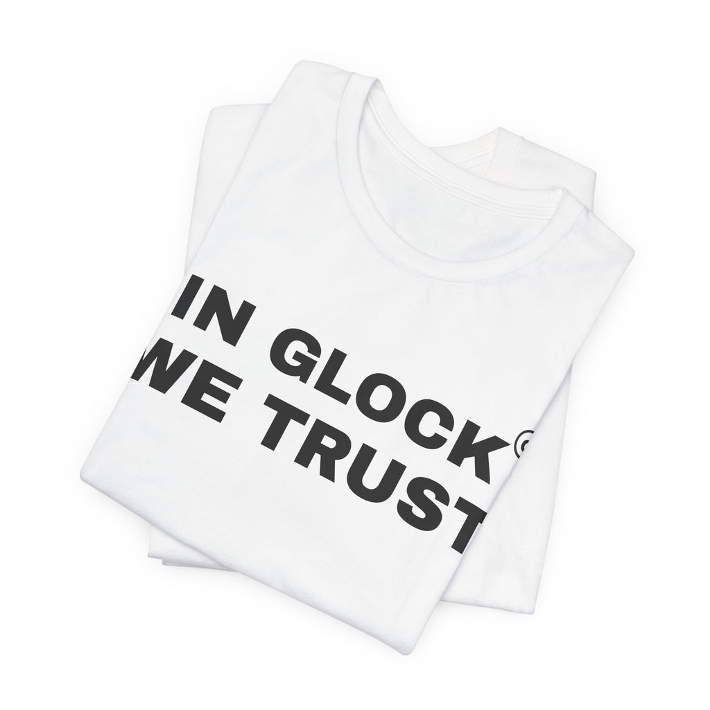 IN GLOCK WE TRUST // T-SHIRT (WHITE EDITION)