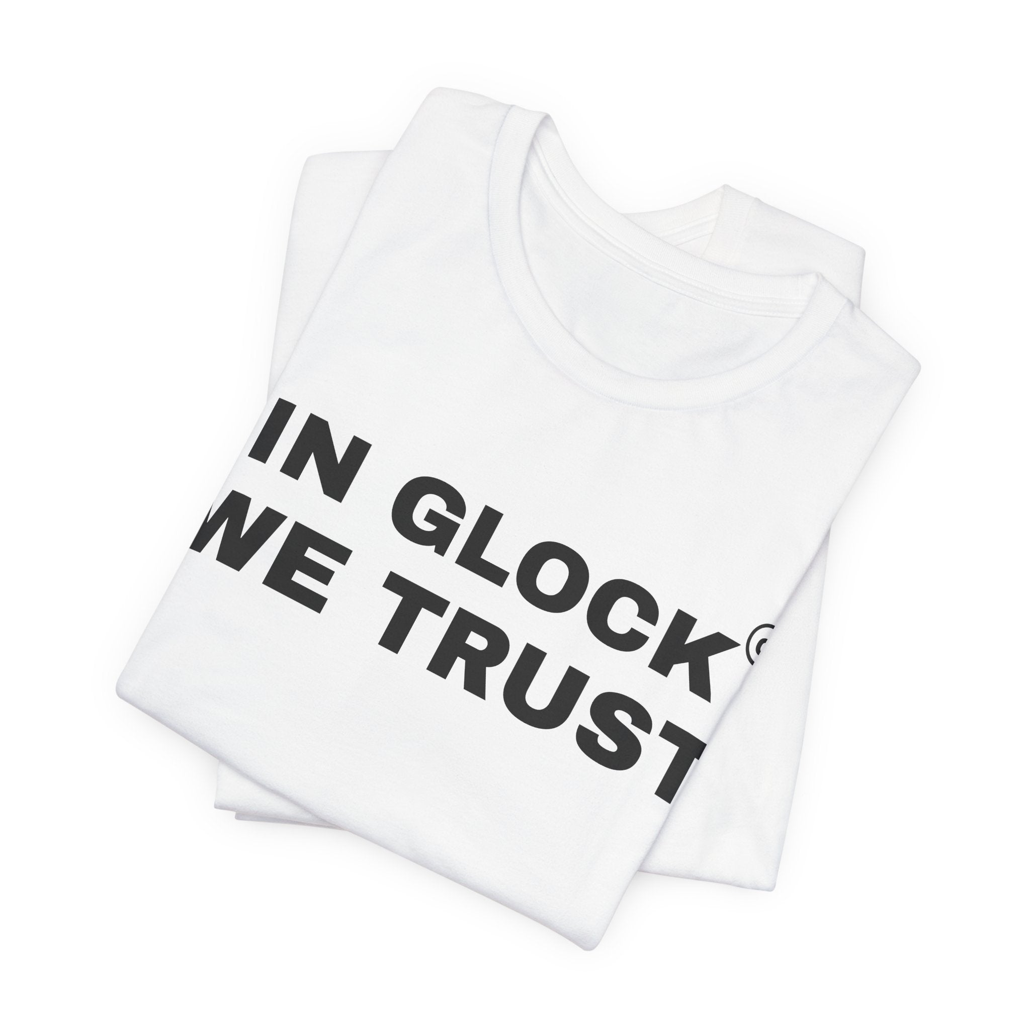 IN GLOCK WE TRUST // T-SHIRT (WHITE EDITION)